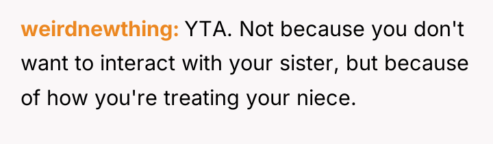 weirdnewthing YTA. Not because you don't want to interact with...