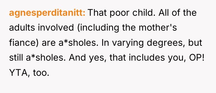 agnesperditanitt That poor child. All of the adults involved (including...
