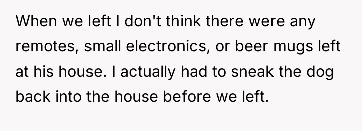 When we left I don't think there were any remotes,...