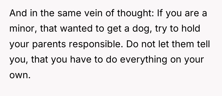 And in the same vein of thought: If you are...