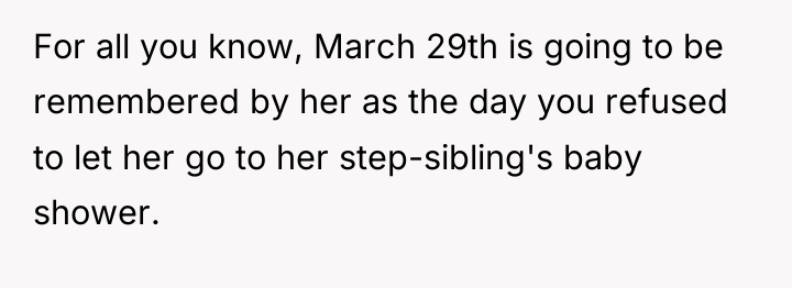 For all you know, March 29th is going to be...