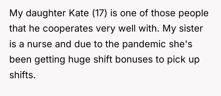 My daughter Kate (17) is one of those people that...