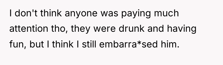 I don't think anyone was paying much attention tho, they...