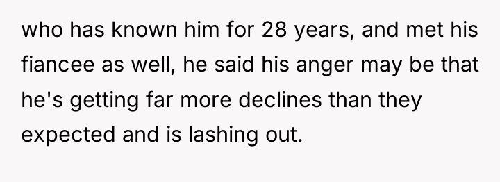 who has known him for 28 years, and met his...