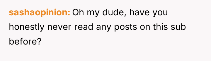 sashaopinion Oh my dude, have you honestly never read any...