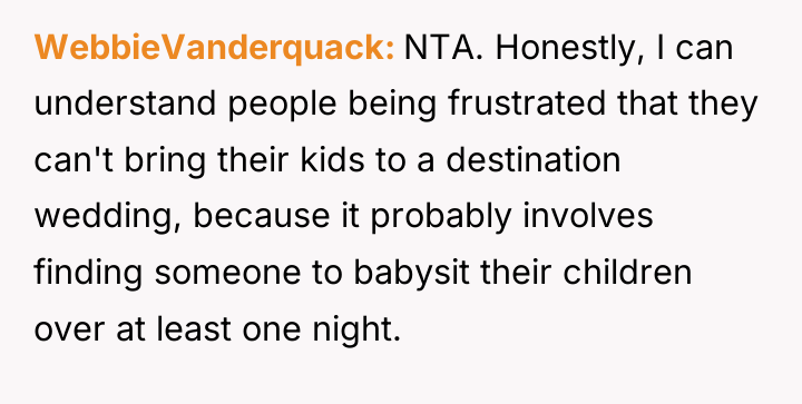 WebbieVanderquack NTA. Honestly, I can understand people being frustrated that...