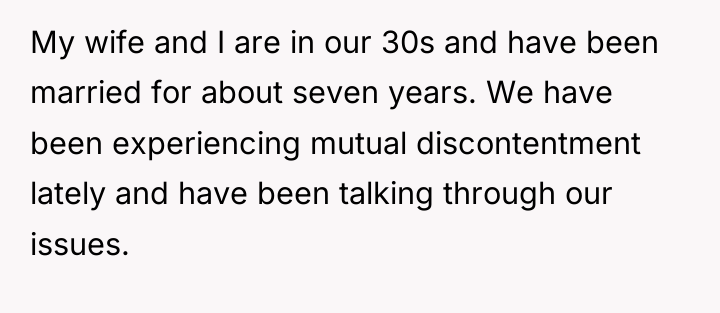 My wife and I are in our 30s and have...
