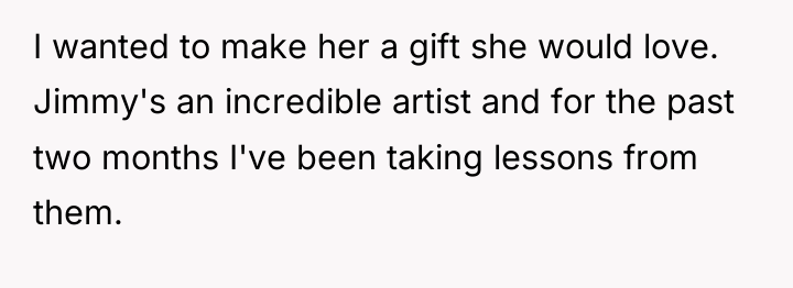 I wanted to make her a gift she would love....