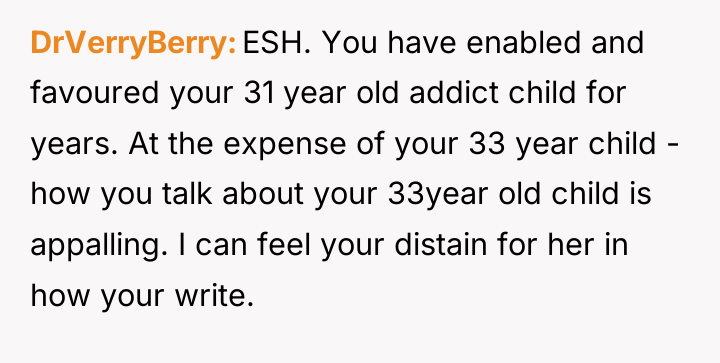 DrVerryBerry ESH. You have enabled and favoured your 31 year...