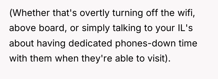 (Whether that's overtly turning off the wifi, above board, or...