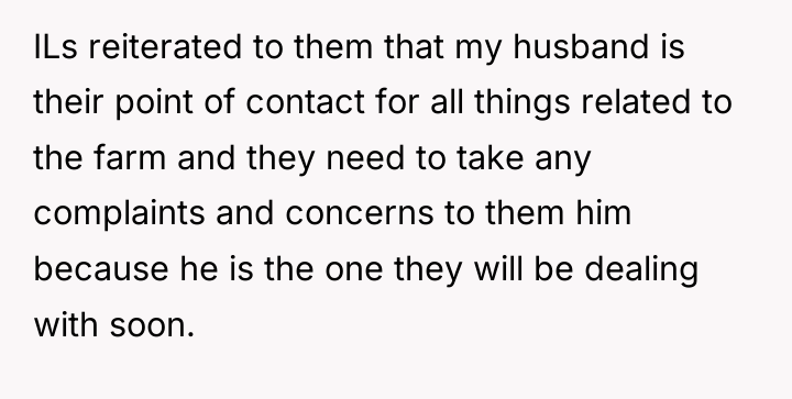 ILs reiterated to them that my husband is their point...