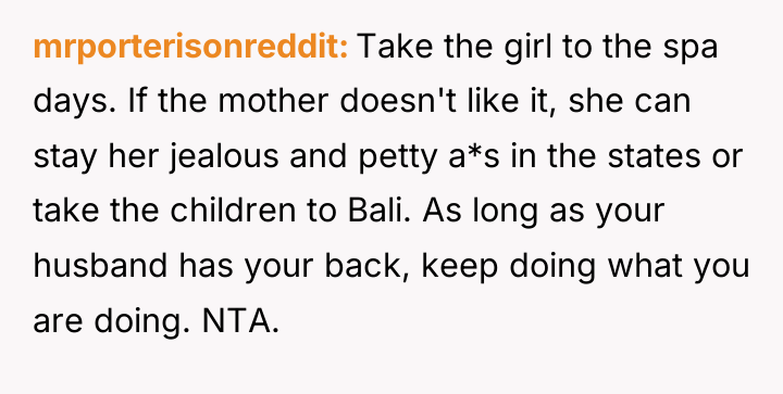 mrporterisonreddit Take the girl to the spa days. If the...
