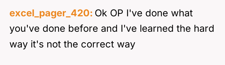 excel_pager_420 Ok OP I've done what you've done before and...