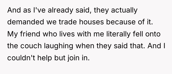 And as I've already said, they actually demanded we trade...