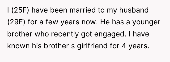 I (25F) have been married to my husband (29F) for...