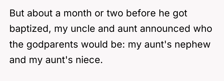 But about a month or two before he got baptized,...