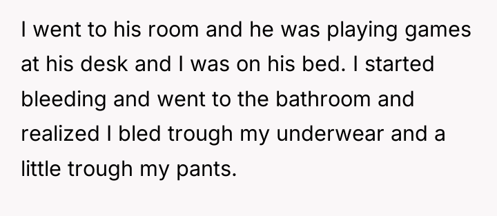 I went to his room and he was playing games...
