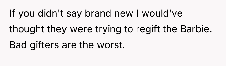 If you didn't say brand new I would've thought they...