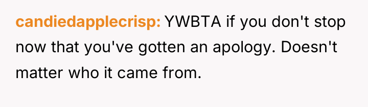 candiedapplecrisp YWBTA if you don't stop now that you've gotten...