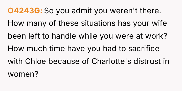 O4243G So you admit you weren't there. How many of...