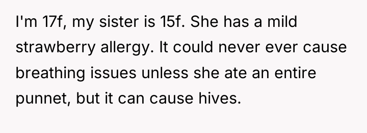 I'm 17f, my sister is 15f. She has a mild...