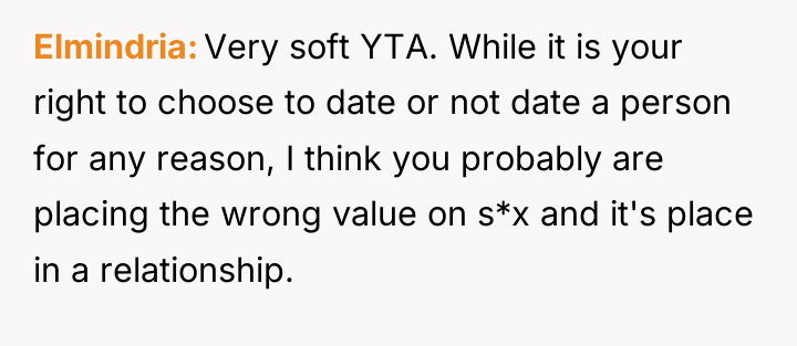 Elmindria Very soft YTA. While it is your right to...
