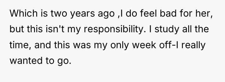 Which is two years ago ,I do feel bad for...