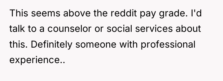 This seems above the reddit pay grade. I'd talk to...