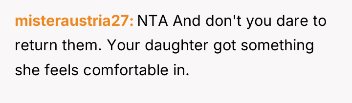misteraustria27 NTA And don't you dare to return them. Your...