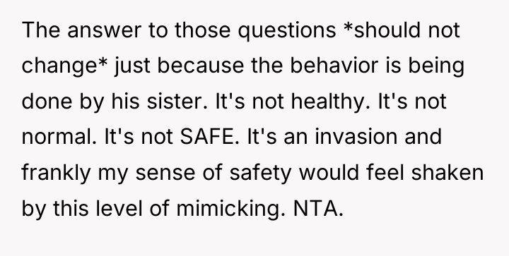The answer to those questions *should not change* just because...