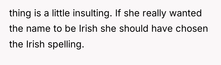 thing is a little insulting. If she really wanted the...