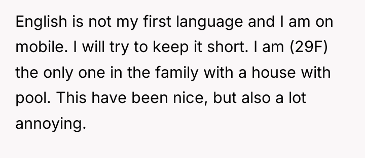 English is not my first language and I am on...