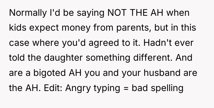 Normally I'd be saying NOT THE AH when kids expect...