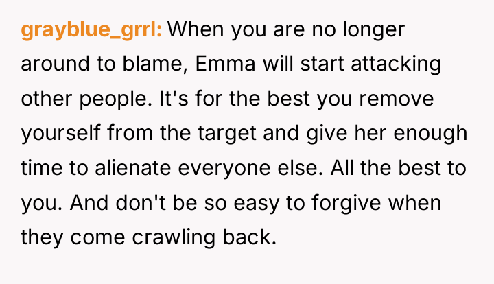 grayblue_grrl When you are no longer around to blame, Emma...