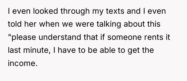 I even looked through my texts and I even told...