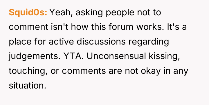 Squid0s Yeah, asking people not to comment isn't how this...