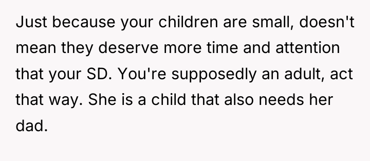 Just because your children are small, doesn't mean they deserve...