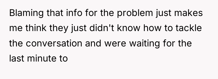 Blaming that info for the problem just makes me think...