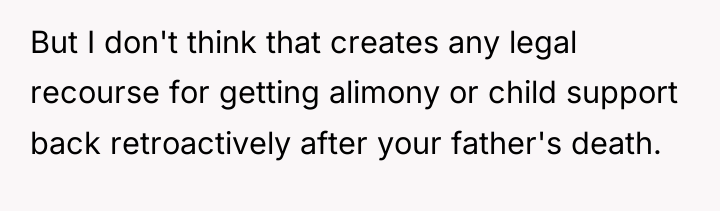 But I don't think that creates any legal recourse for...