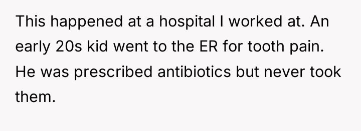 This happened at a hospital I worked at. An early...