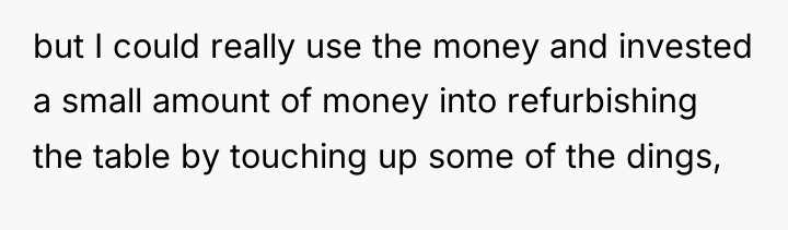 but I could really use the money and invested a...
