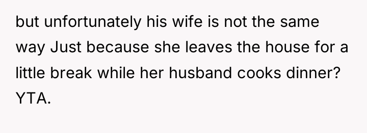 but unfortunately his wife is not the same way Just...