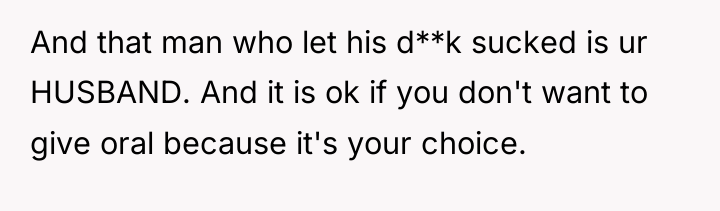 And that man who let his d**k sucked is ur...