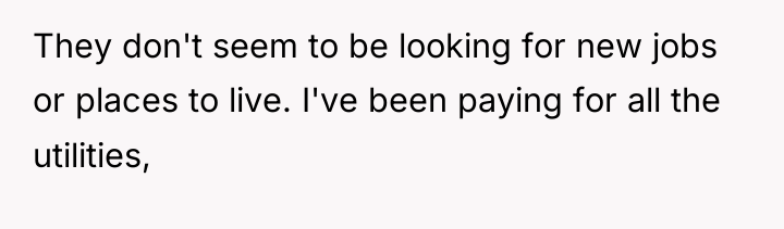 They don't seem to be looking for new jobs or...