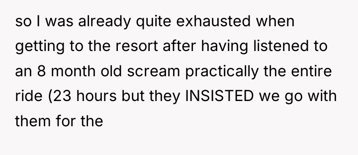 so I was already quite exhausted when getting to the...