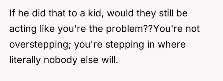 If he did that to a kid, would they still...
