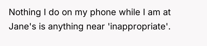 Nothing I do on my phone while I am at...