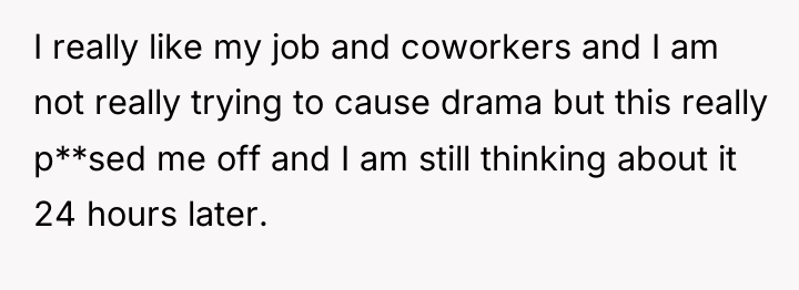 I really like my job and coworkers and I am...