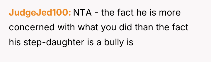 JudgeJed100 NTA - the fact he is more concerned with...