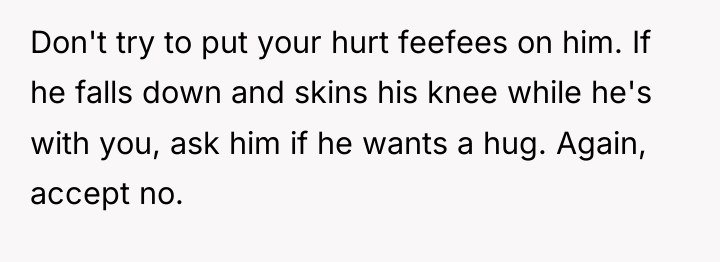 Don't try to put your hurt feefees on him. If...